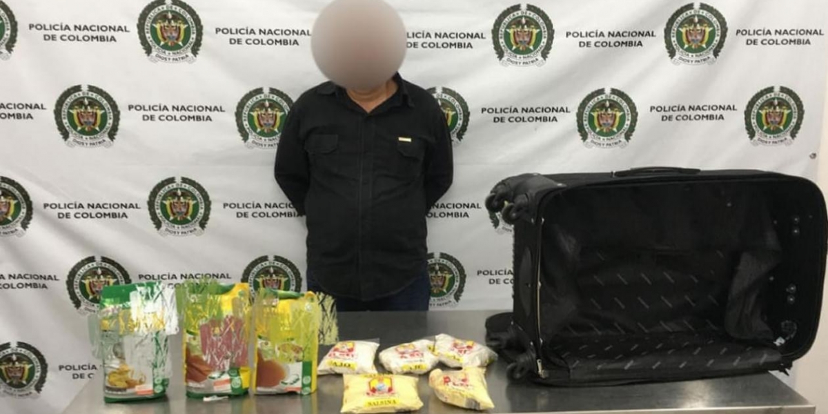  14 kilos de cocaína llevaba el pintor para España.