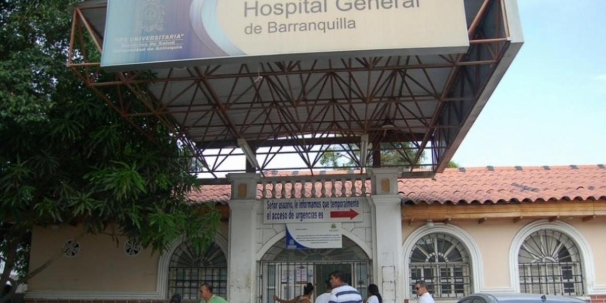  El delincuente herido llegó por sus medios al Hospital General de Barranquilla. 