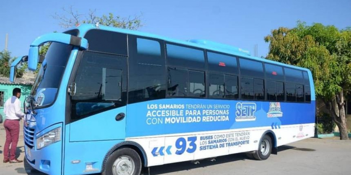 Así serán los nuevos buses para Santa Marta.