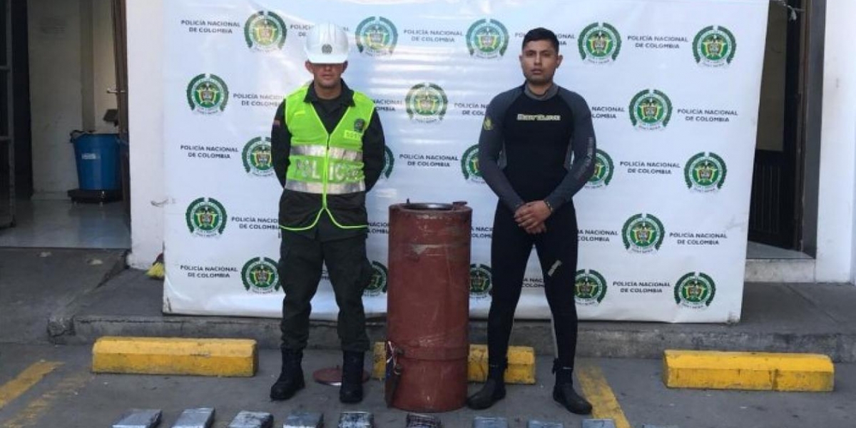 La Policía encontró la droga en el casco de un barco que iba para Holanda.