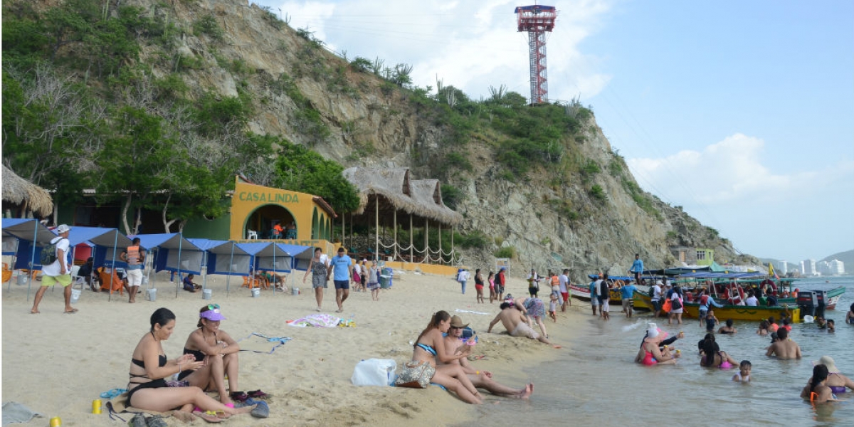 Playa Blanca es uno de los sitios más visitados. 