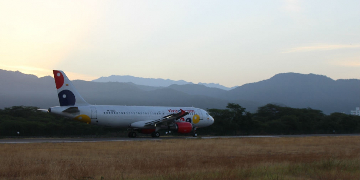 Viva Air inició operaciones este martes de la ruta internacional.