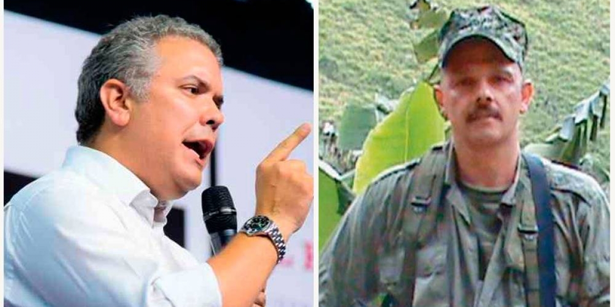 Iván Duque y alias 'El Paisa'