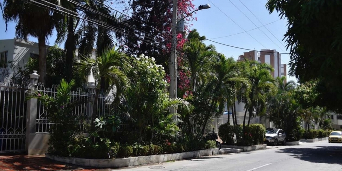 Fachada de la casa de Enilce López.