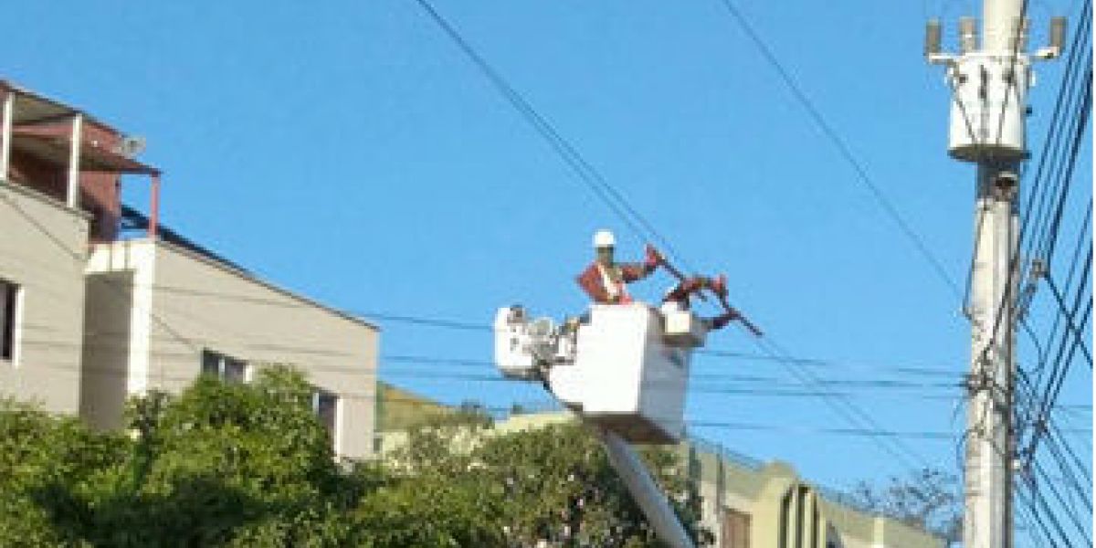 Electricaribe. La empresa a adelanta trabajos para restablecer el servicio.