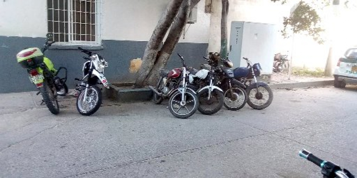 Las motos fueron llevadas al CAI de Mamatoco para ser verificada y dar con sus dueños. 
