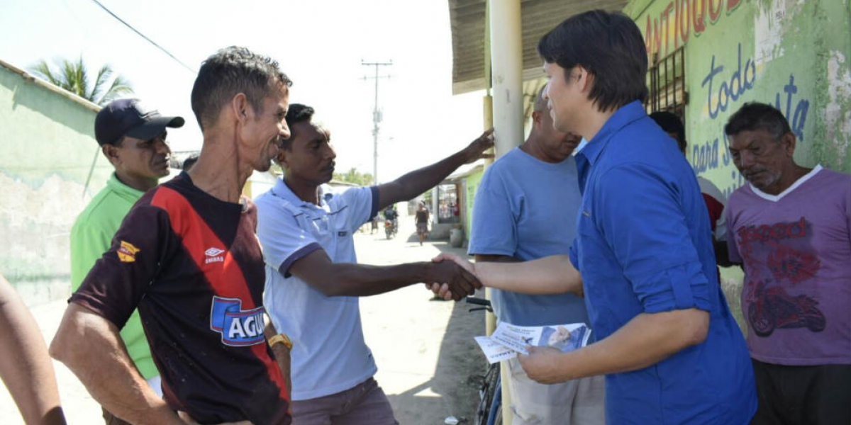 Rubén Jiménez, candidato a la Cámara de Representantes por el Magdalena.