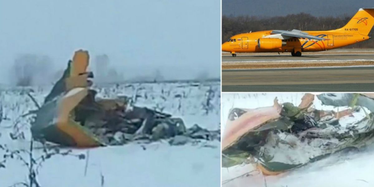 El avión se estrelló entre las localidades de Arguntsevo y Stepanovo, en la provincia de Moscú.