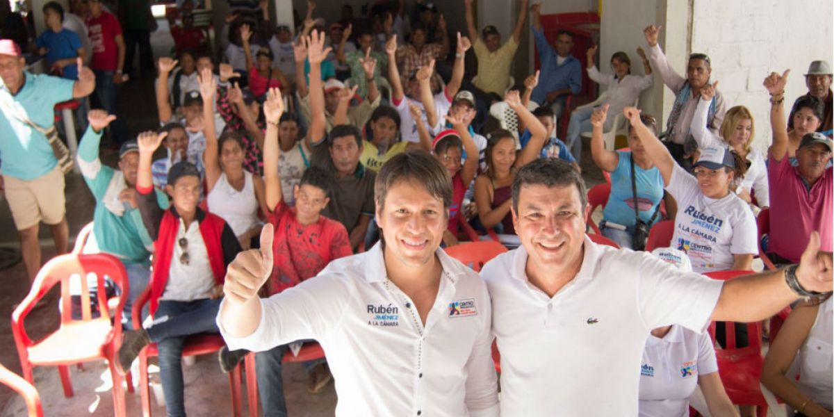 Rubén Jiménez fue bien recibido en los municipios.