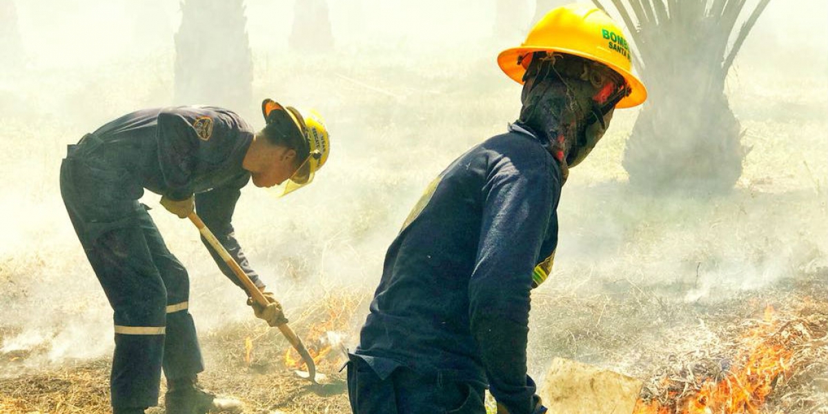 Cuerpo de Bomberos Santa Marta.