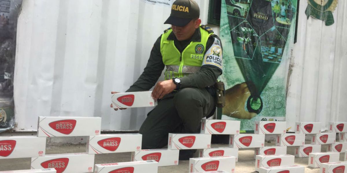 Policía incautó mercancía de contrabando avaluada en 50 millones.