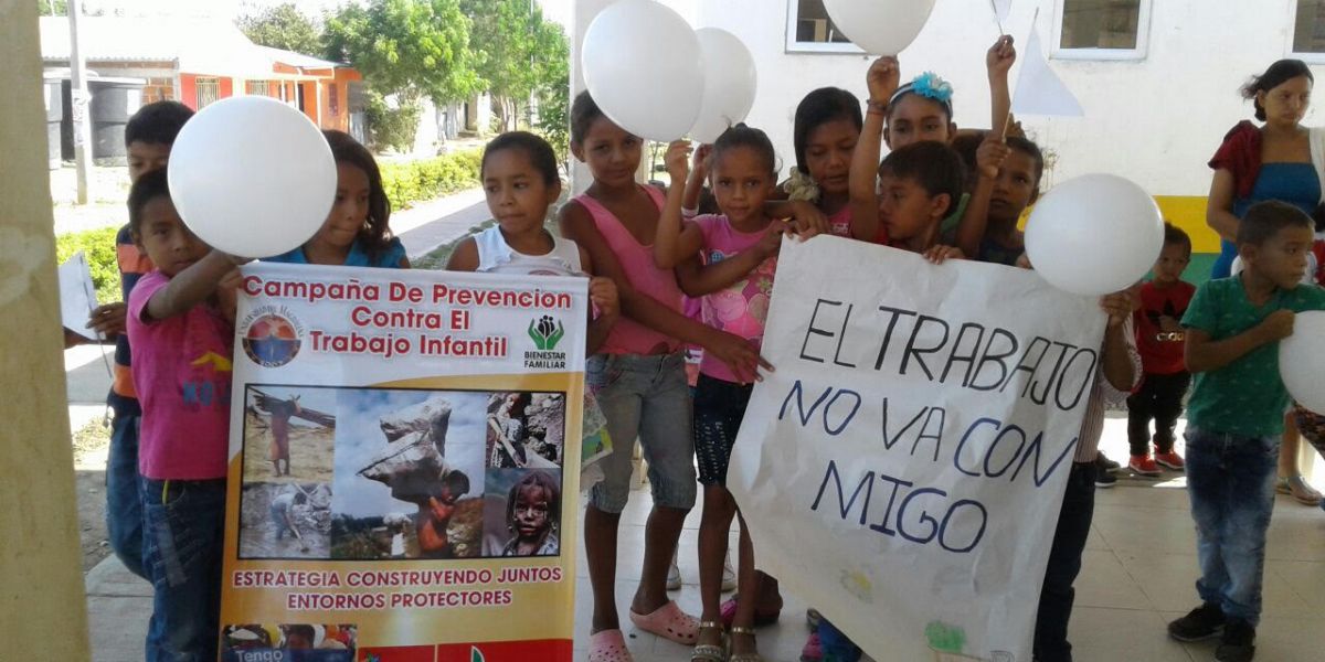 La Universidad del Magdalena se unió a las voces de rechazo contra el trabajo infantil.