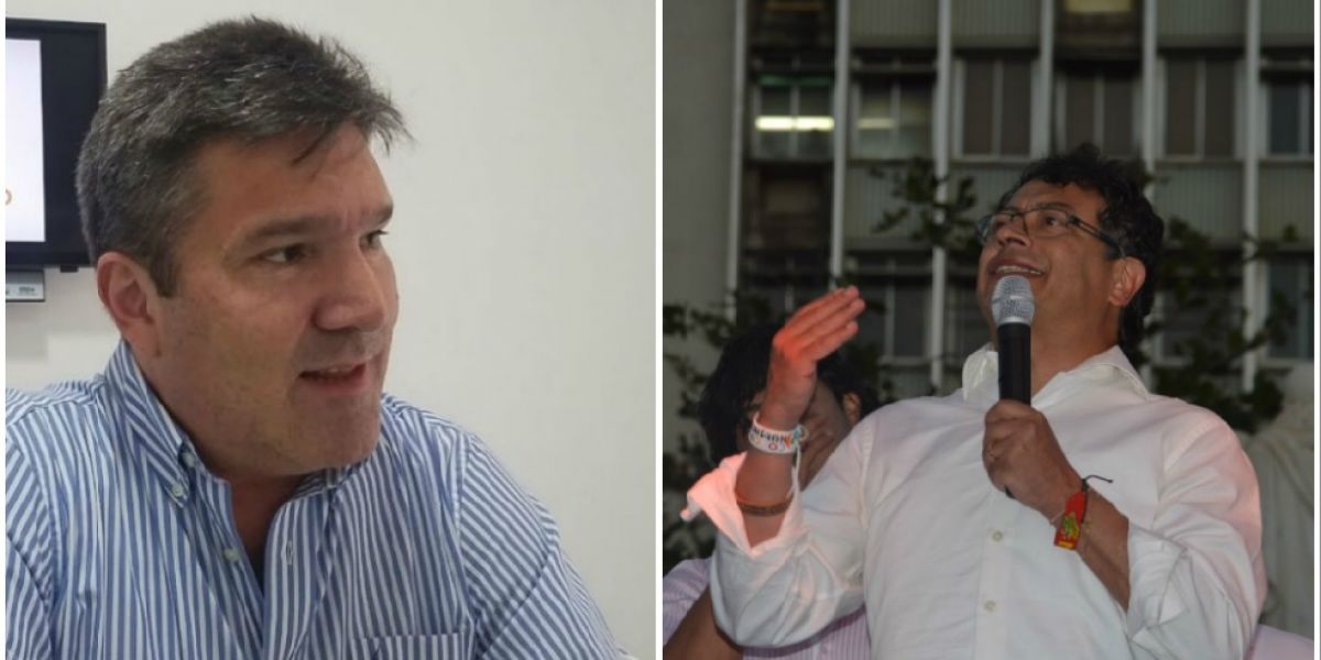 Eduardo Díaz-Granados y Gustavo Petro.