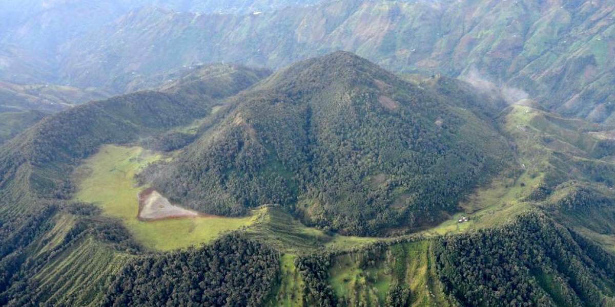 Cerro del Volcán, donde ocurrió el sismo.