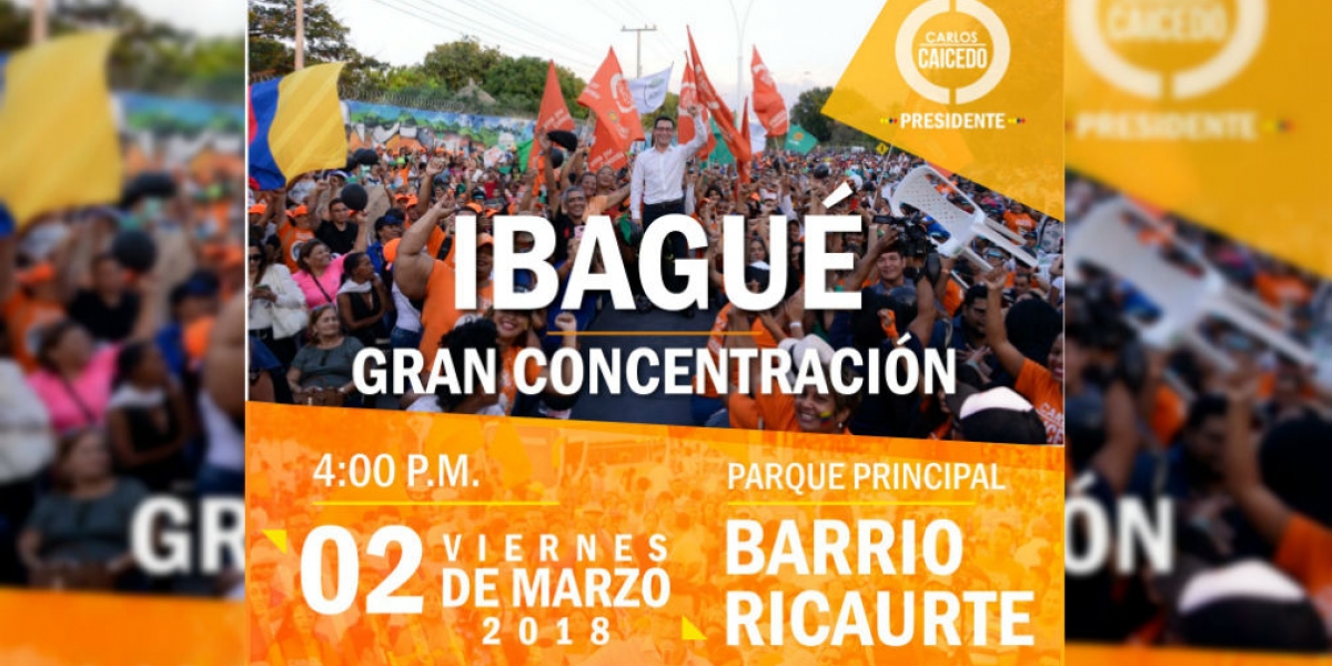 El equipo del cambio positivo estará en el Parque del barrio Ricaute de Ibagué a las 4:00 de la tarde.