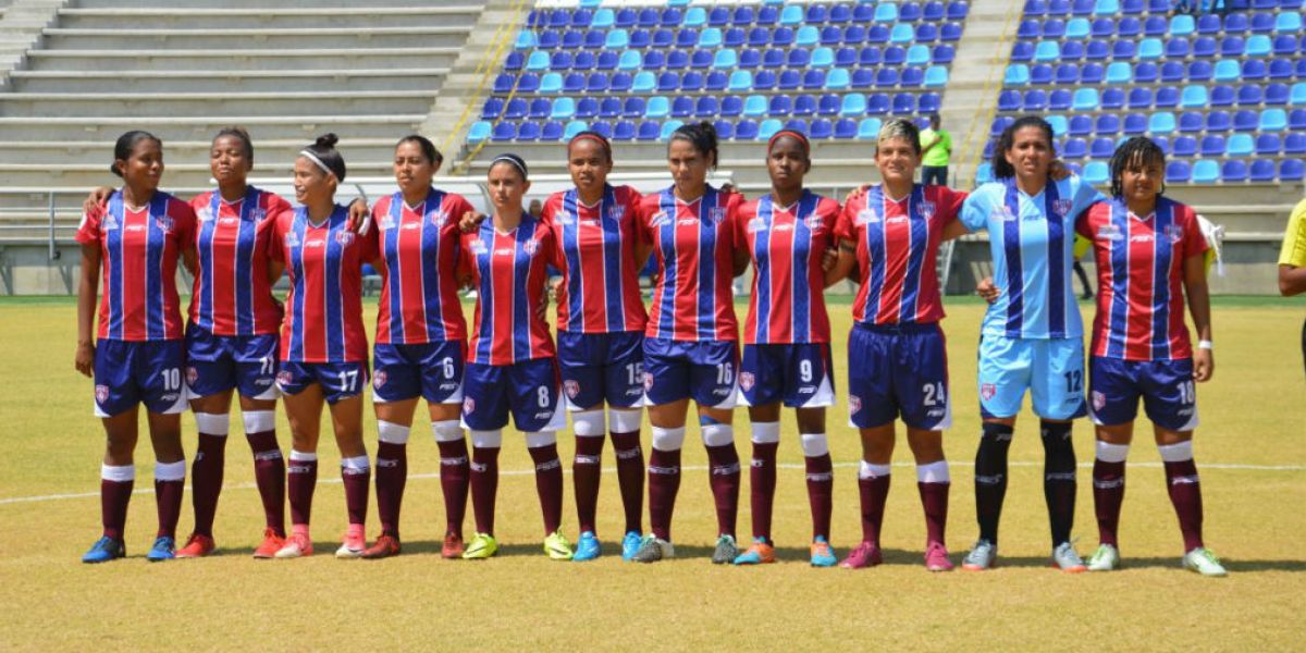 Unión Magdalena femenino se alista para el primer clásico costeño de fútbol femenino.