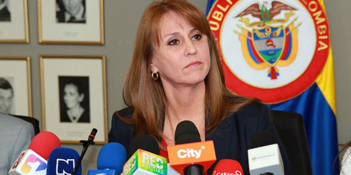 La ministra de Trabajo, Griselda Janeth Restrepo Gallego.