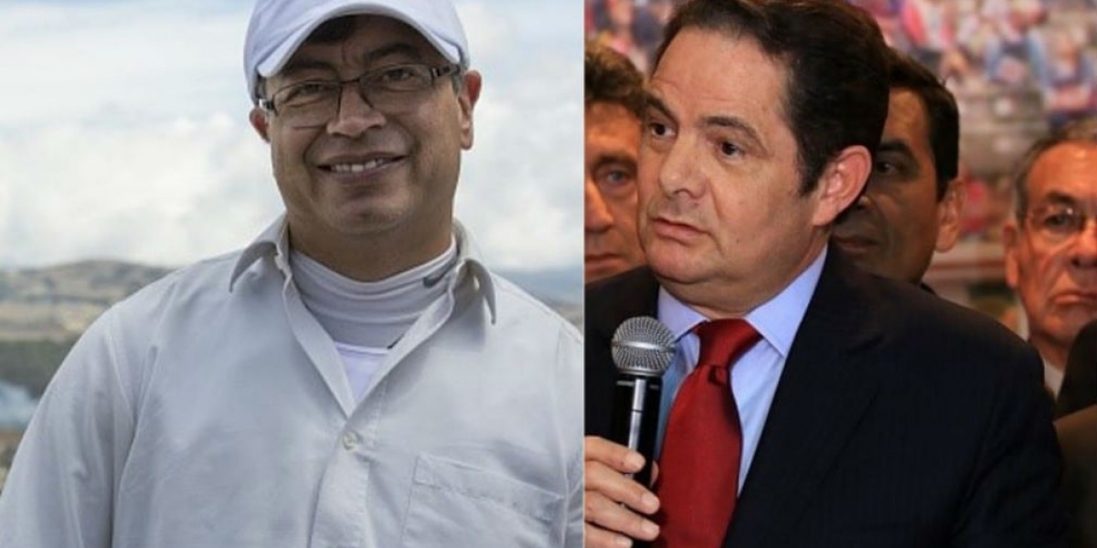 Gustavo Petro y Vargas Lleras.