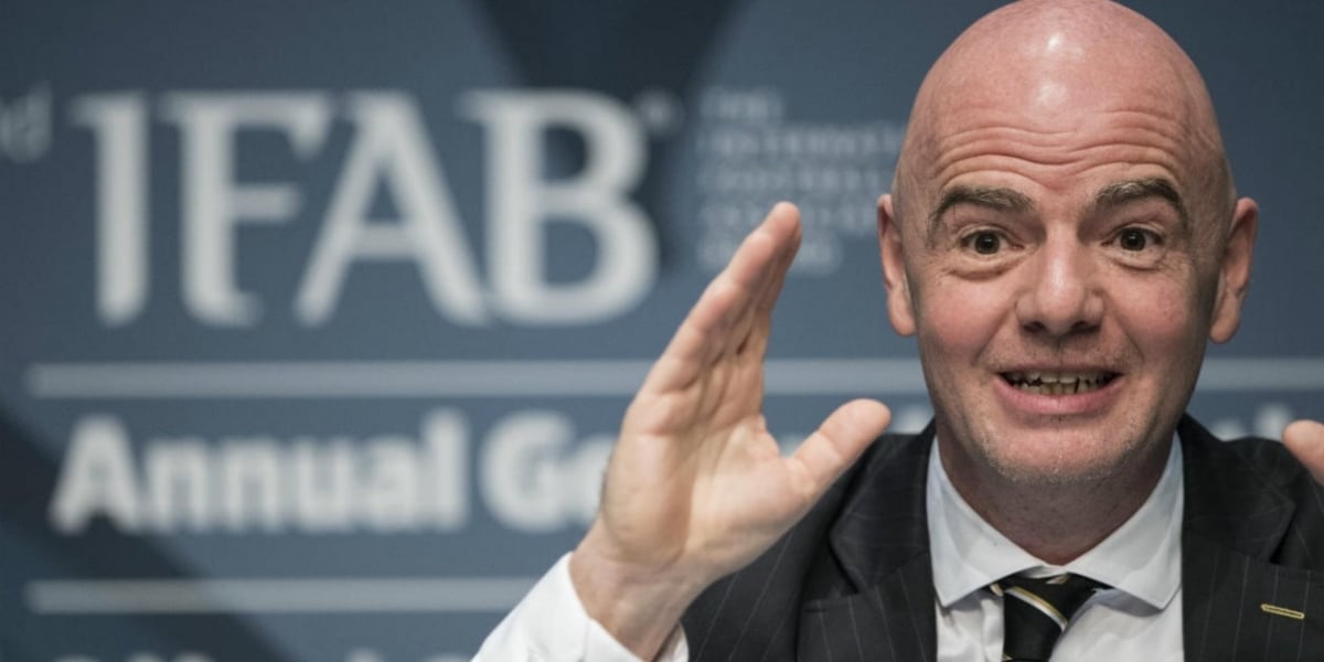 Gianni Infantino, presidente de la FIFA. 