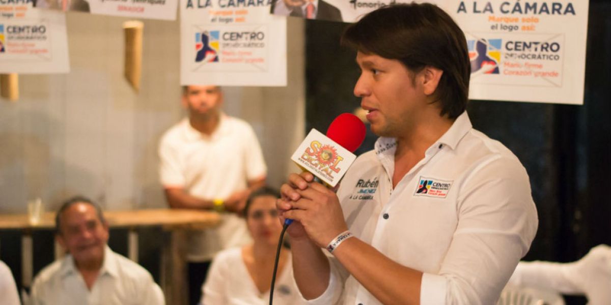 Prensa Rubén Jiménez El candidato a la Cámara de Representantes por el Magdalena, Rubén Jiménez, habló de los proyectos a gestionar desde el congreso de la República, si llega a ser elegido este 11 de marzo.