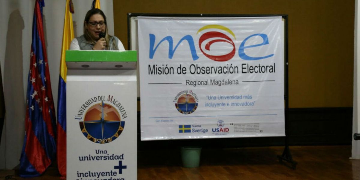 Ambas instituciones trabajaron en conjunto para identificar los municipios con riesgos electorales en el Magdalena.