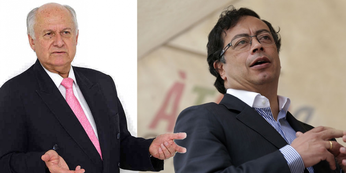 Manuel Élkin Patarroyo y Gustavo Petro.