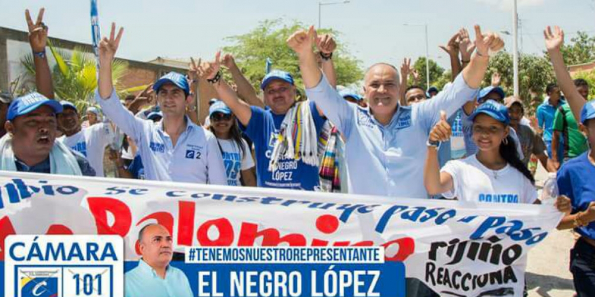   Jorge Luis ‘el negro’ López, confía en el respaldo de su gente, quienes desde el inicio de su carrera política han depositado su voto para ver un Magdalena diferente.