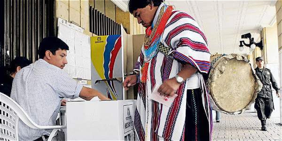 El voto en blanco se incrementó en las elecciones de Circunscripción Indígena.