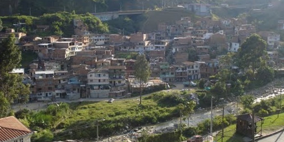 Corregimiento de San Cristobal, en Medellín.