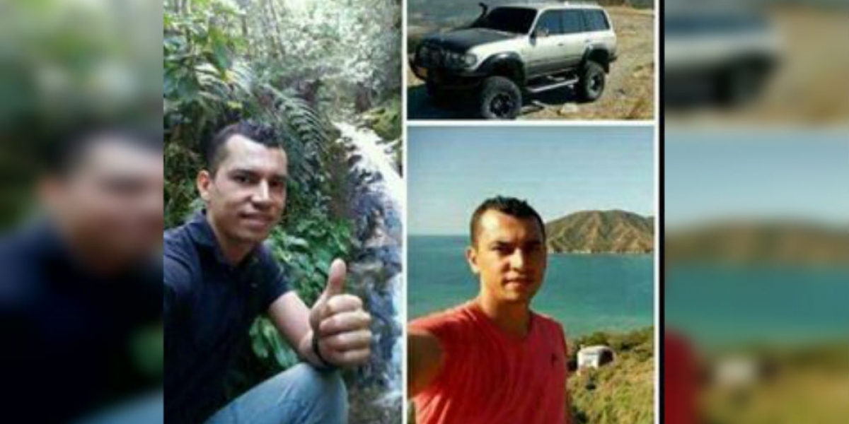 Cortesía Esta es la imagen con la que los familiares dieron a conocer en redes sociales la desaparición de Jeiner Jair Rincón Blanco.