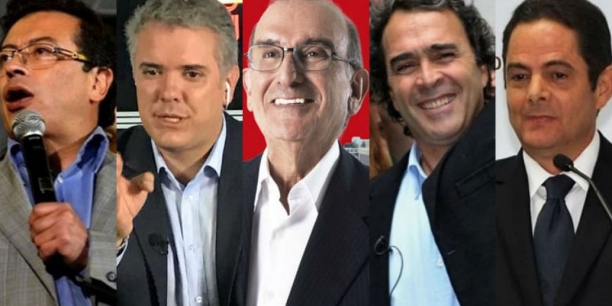 Candidatos presidenciales.