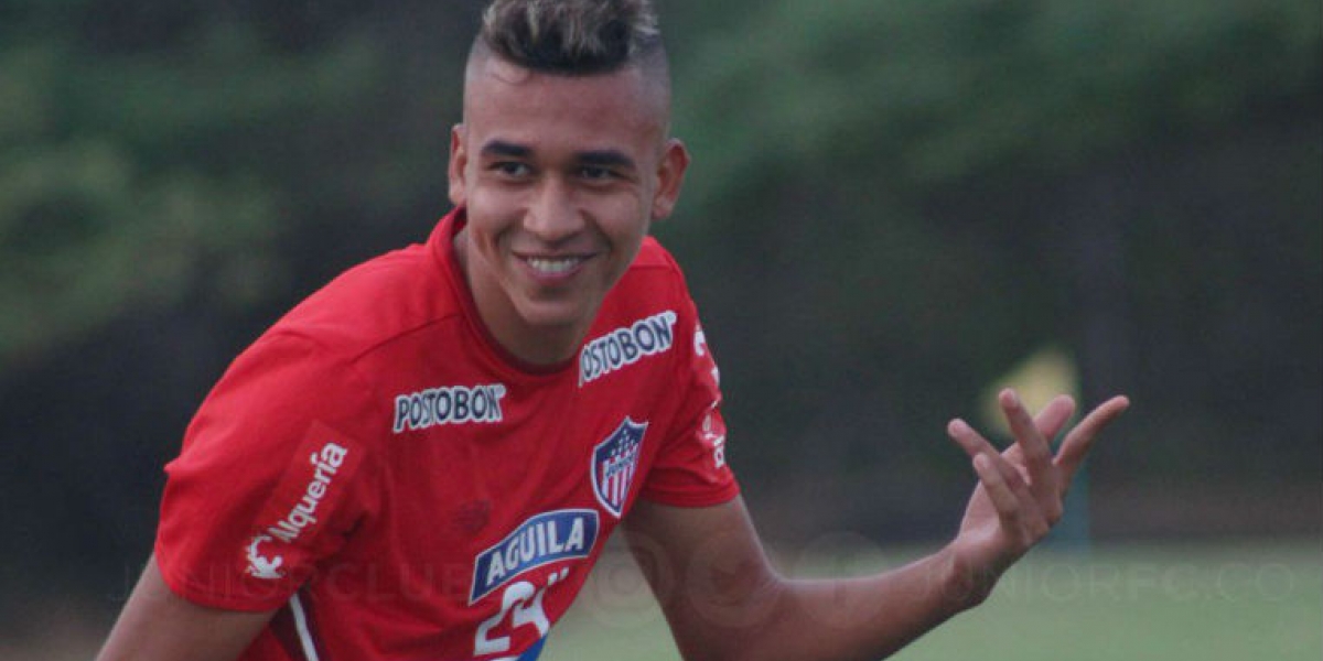 Víctor Cantillo, jugador de el Junior. 