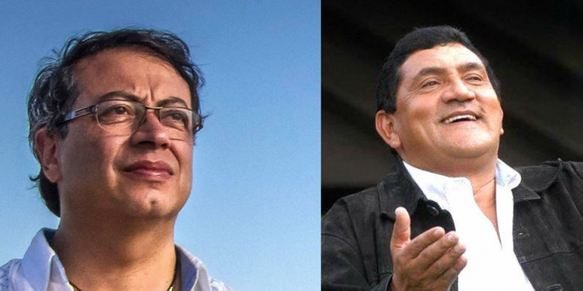 Gustavo Petro y Poncho Zuleta.