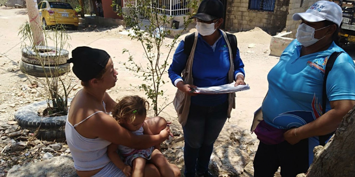 En la ciudad se adelantan jornada de vacunación a menores.