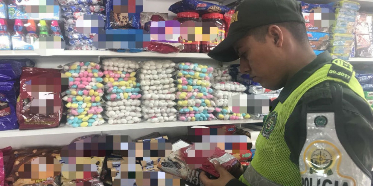 Los artículos fueron decomisados durante el primer trimestre del año.