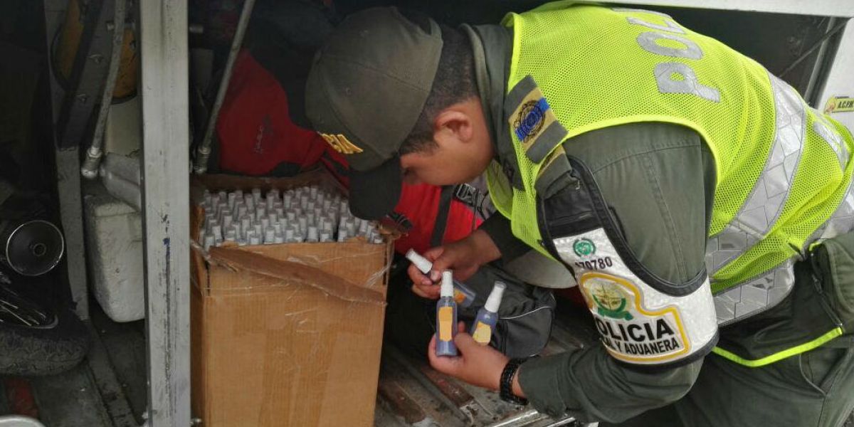 Los artículos fueron decomisados durante el primer trimestre del año.