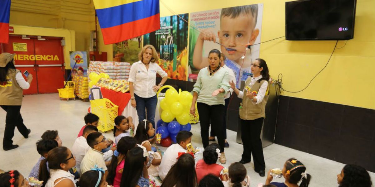 Este encuentro busca brindar un espacio de esparcimiento a los niños y niñas del departamento a través de esta estrategia. 