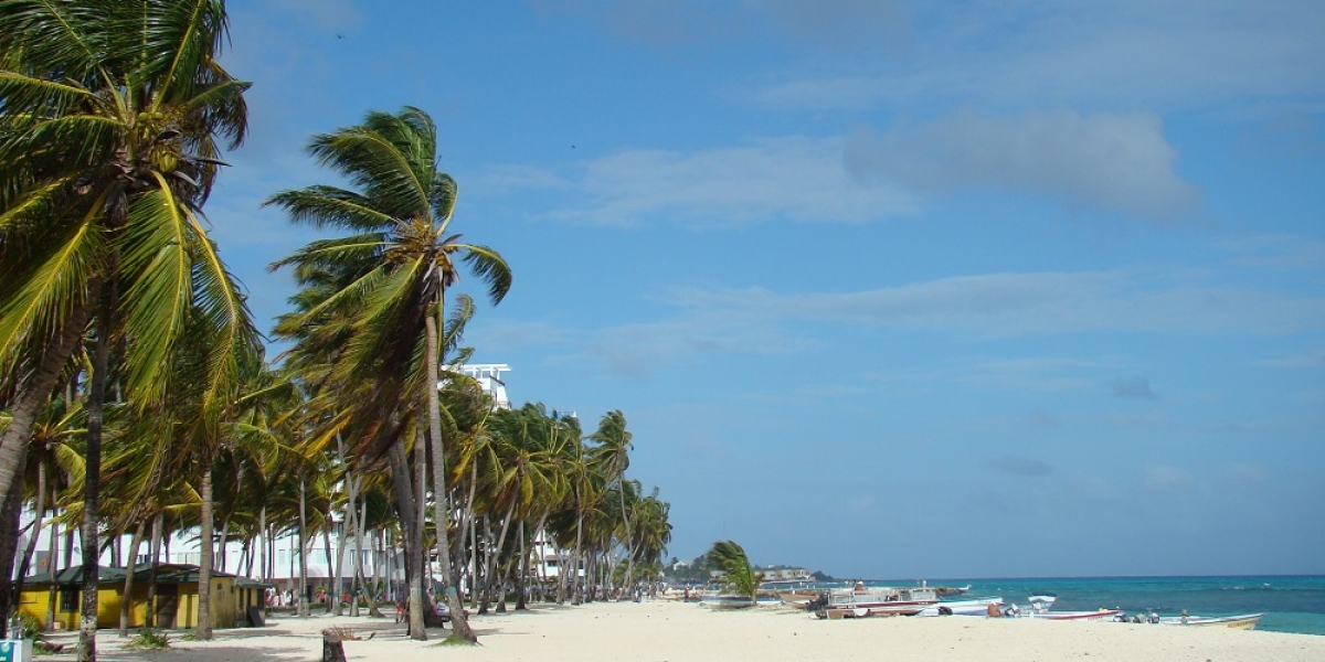 Los planes de playa en San Andrés son únicos. 