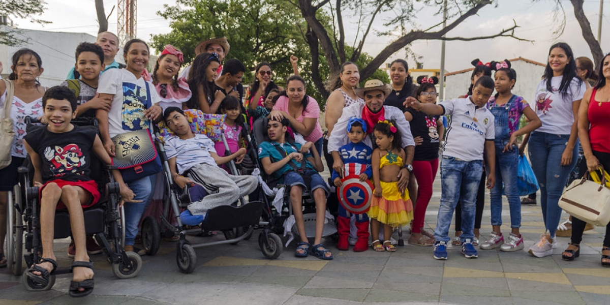 Actividades para niños discapacitados en el Parque de los Trupillos.