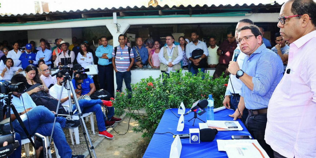 Prensa Alcaldía. Alcalde Rafael Martínez.