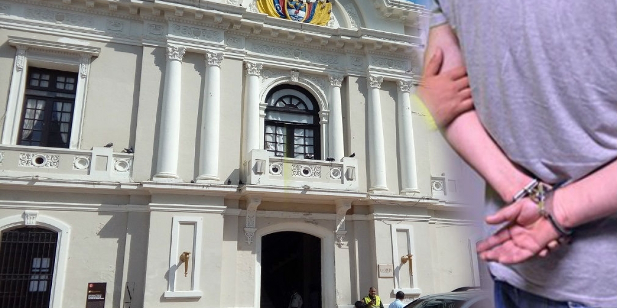 Archivo El joven, excontratista de la Alcaldía, se entregó a las autoridades.