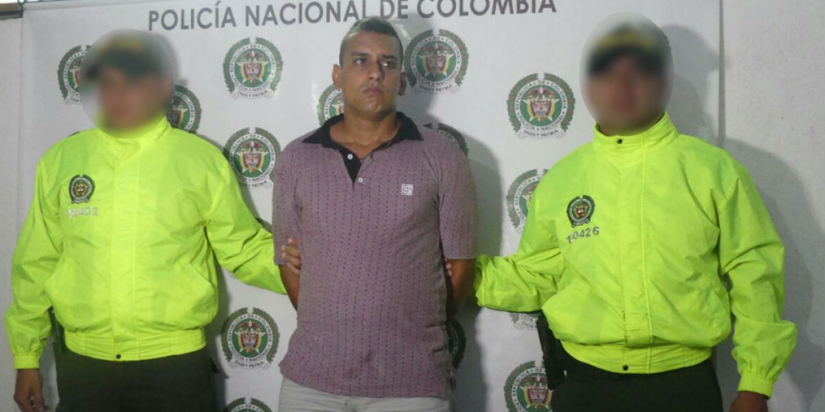 Policía de Santa Marta. Luis Fernando Mena Fabra.