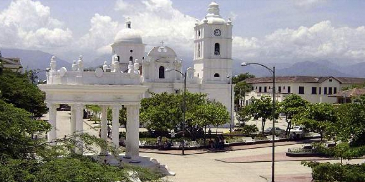 Plaza Centenario del municipio de Ciénaga.