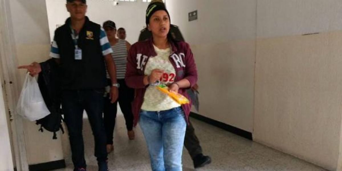  Heidy Milena Gómez Guzmán, mujer capturada por torturar a sus hijas. 