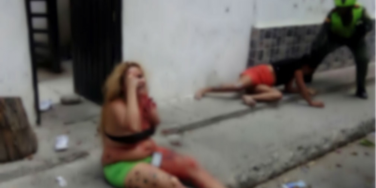 Pelea entre venezolanas, dejó una herida y otra capturada.