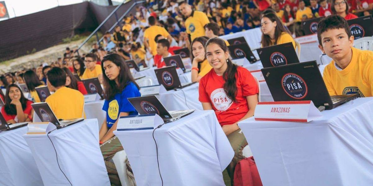 Los estudiantes, 8.500 en total, hacen parte de diversas instituciones de Colombia.