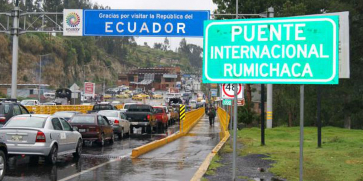 Frontera con Ecuador.