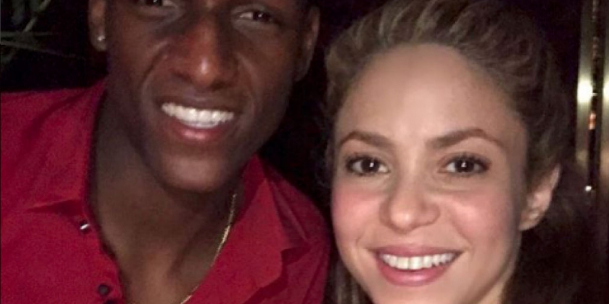 Yerri Mina y Shakira.