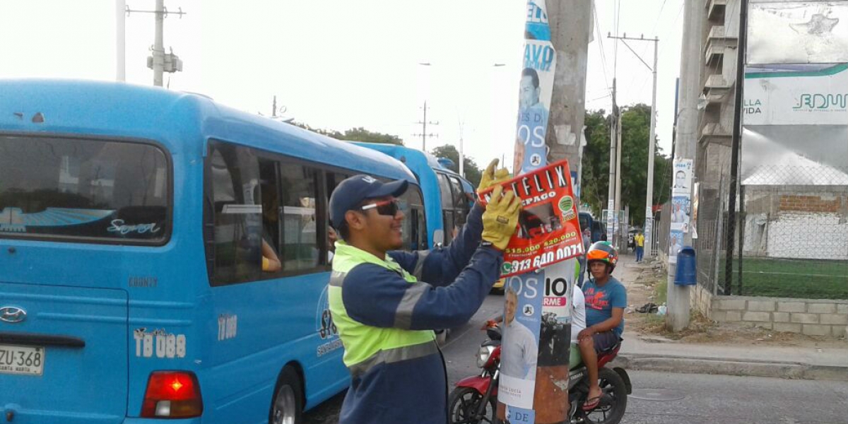 Estas acciones se realizaron en las avenidas: El Rio, El Libertador y El Ferrocarril.