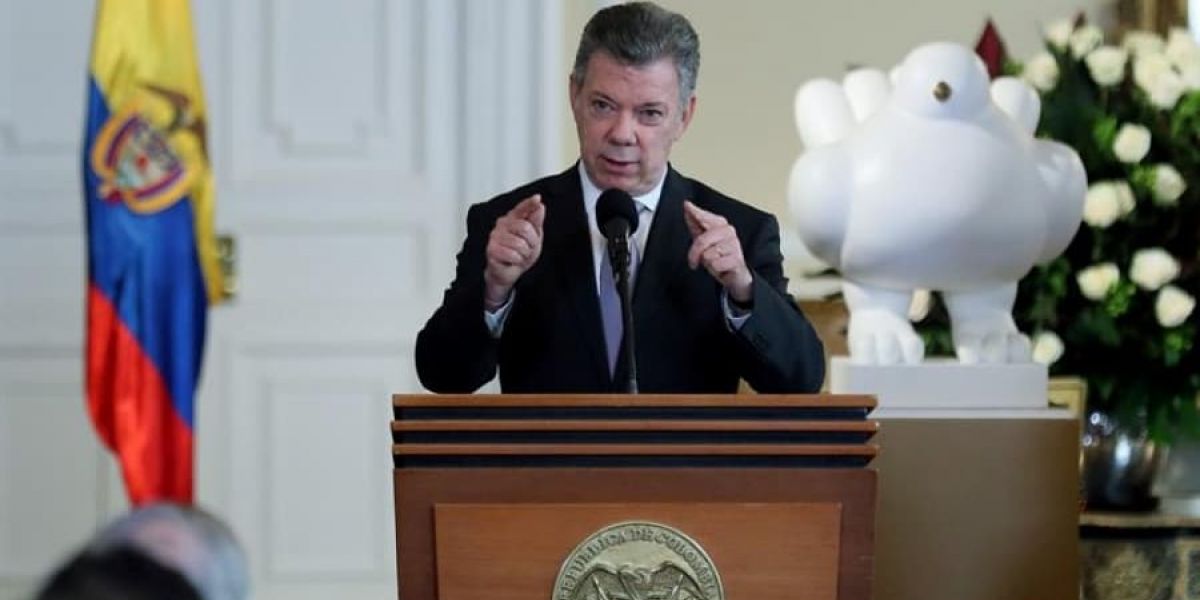 Juan Manuel Santos, presidente de Colombia.